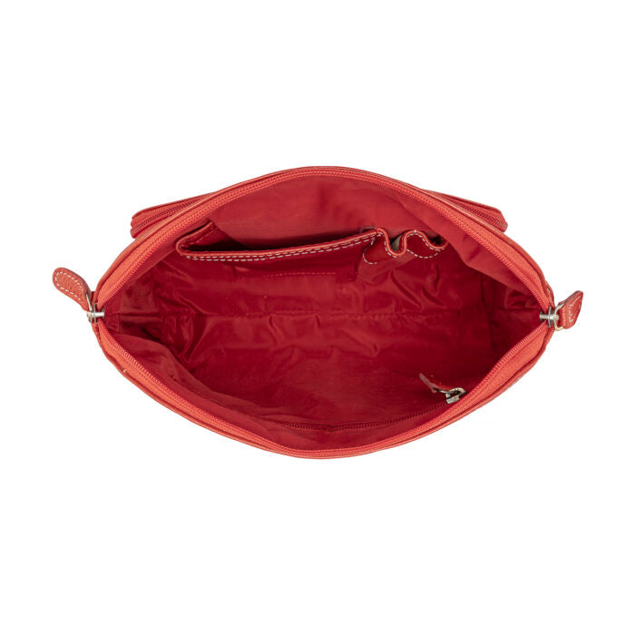 Goatter Genuine Soft Leather Daily Docket 10" Inch Sling Cross-Body Bag for Girls And Women,