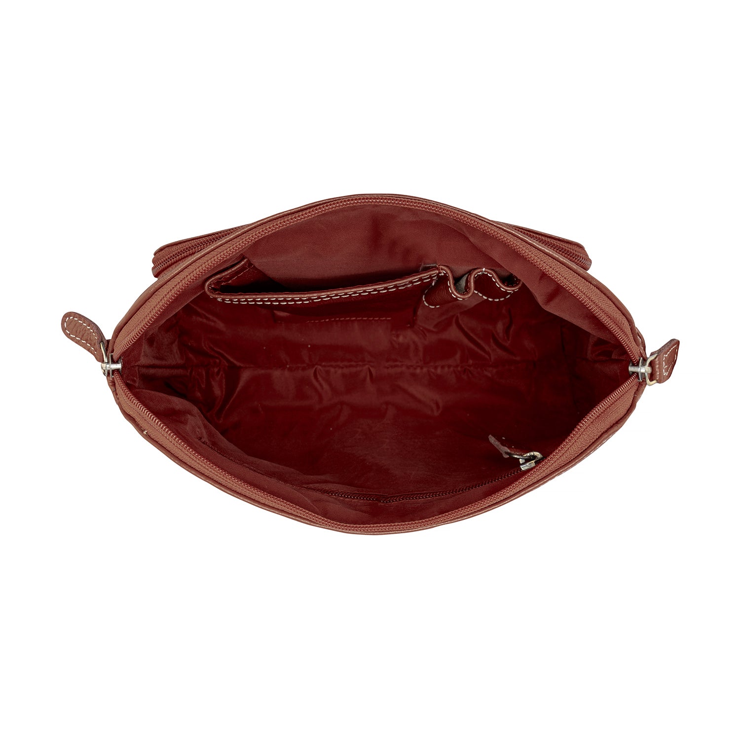Goatter Genuine Soft Leather Daily Docket 10" Inch Sling Cross-Body Bag for Girls And Women,