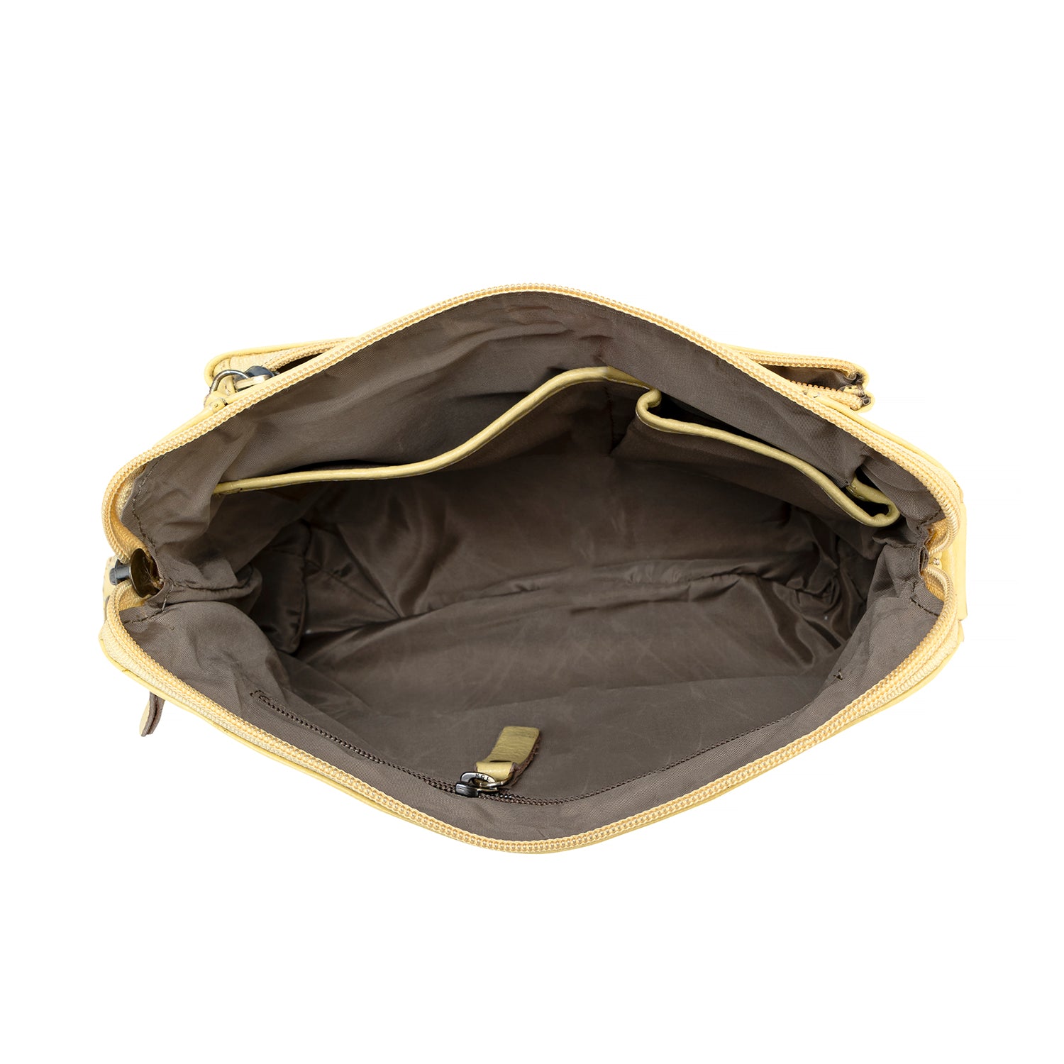 Goatter Genuine Leather 9" Inch Sling Cross-Body Bag For Women's