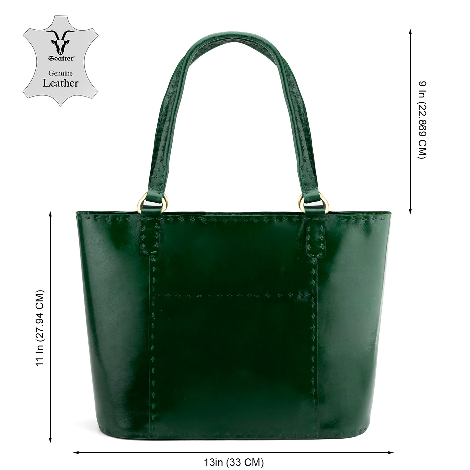 Goatter Genuine Leather Handmade Women's Handbag For Office And College,