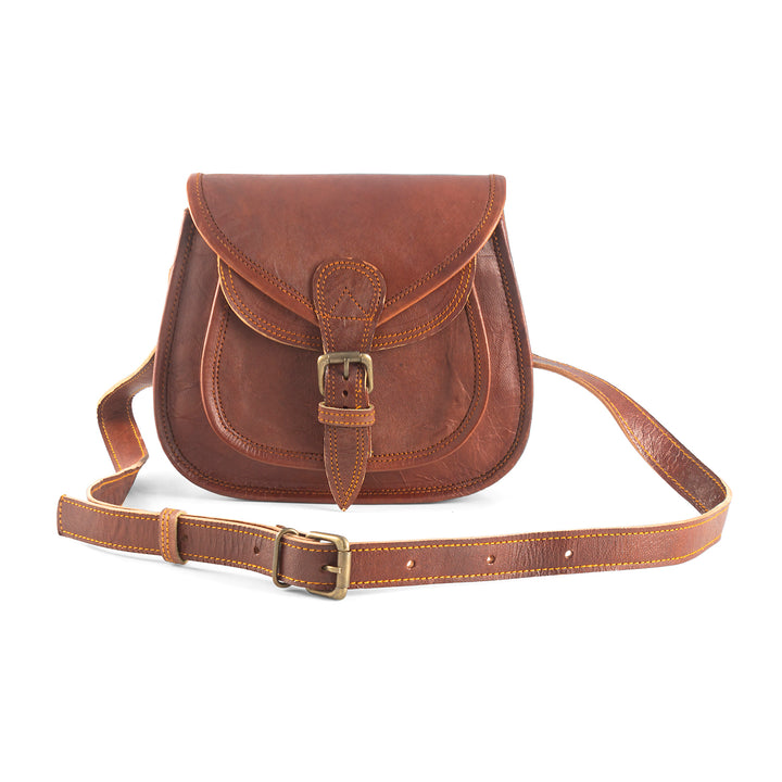 Goatter Genuine Leather Casual Sling Bag for Girls and Women's