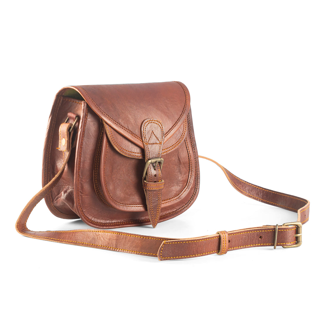 Goatter Genuine Leather Casual Sling Bag for Girls and Women