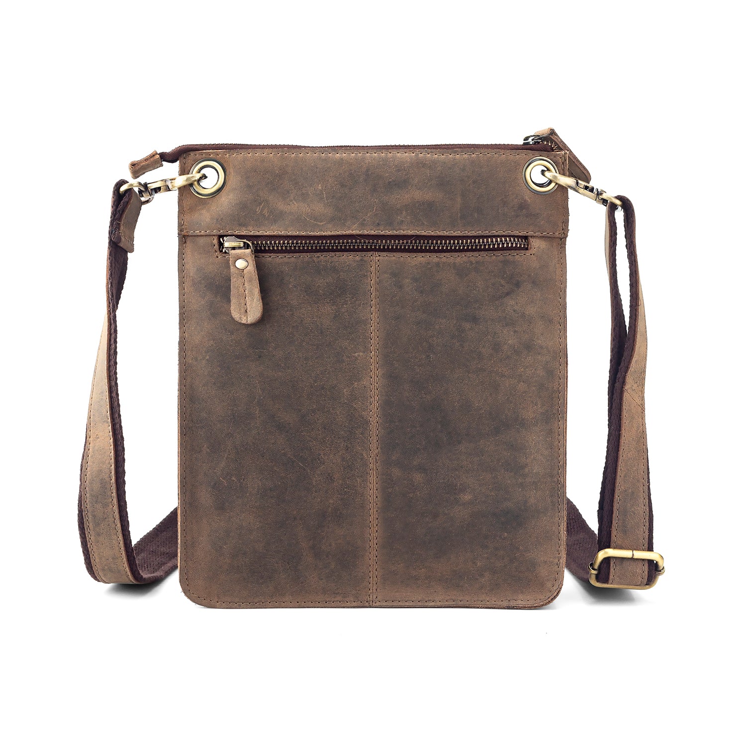 Goatter Men’s Hunter Leather 11″ Messenger Bag