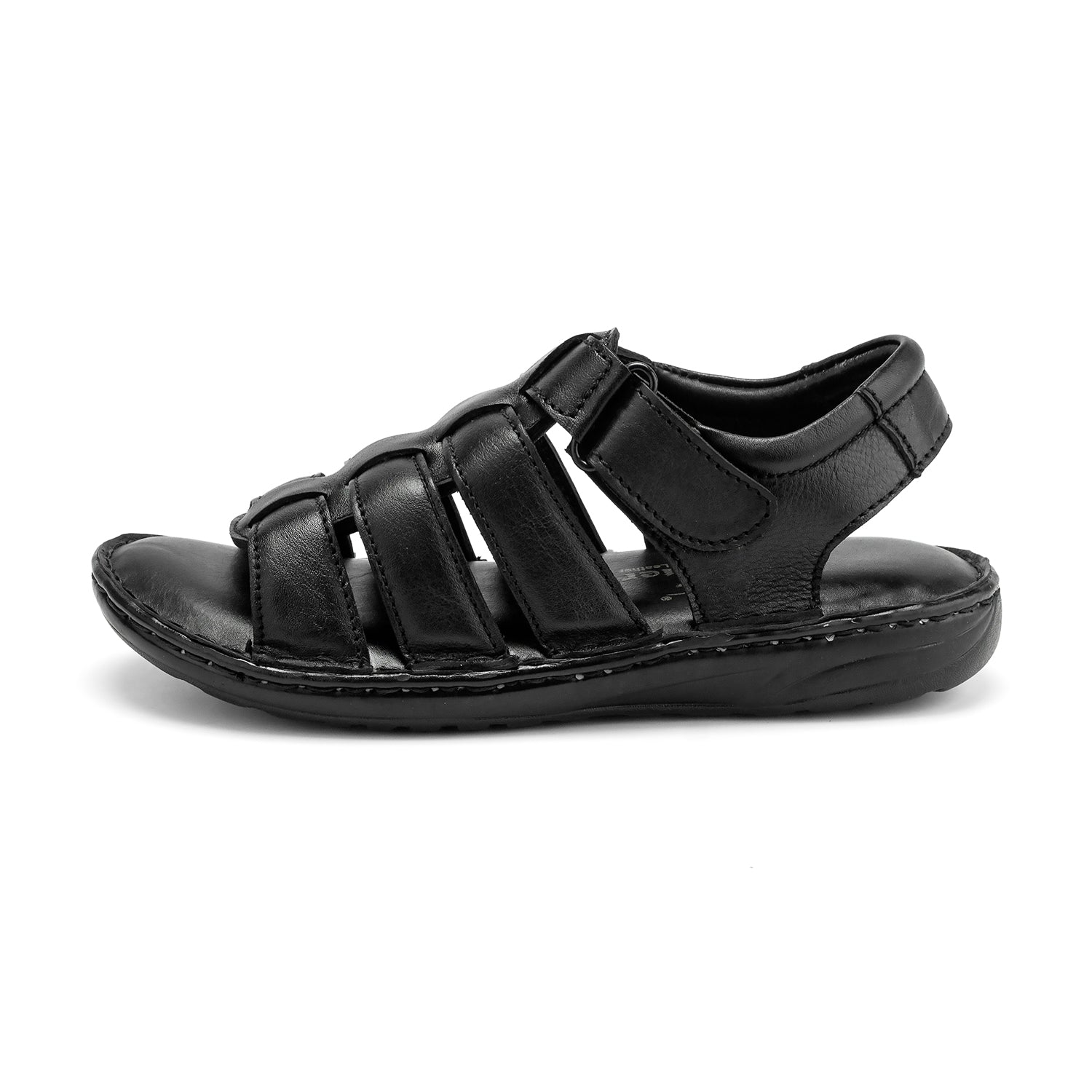 Goatter Mens Casual Closed Toe Leather Outdoor Sandals