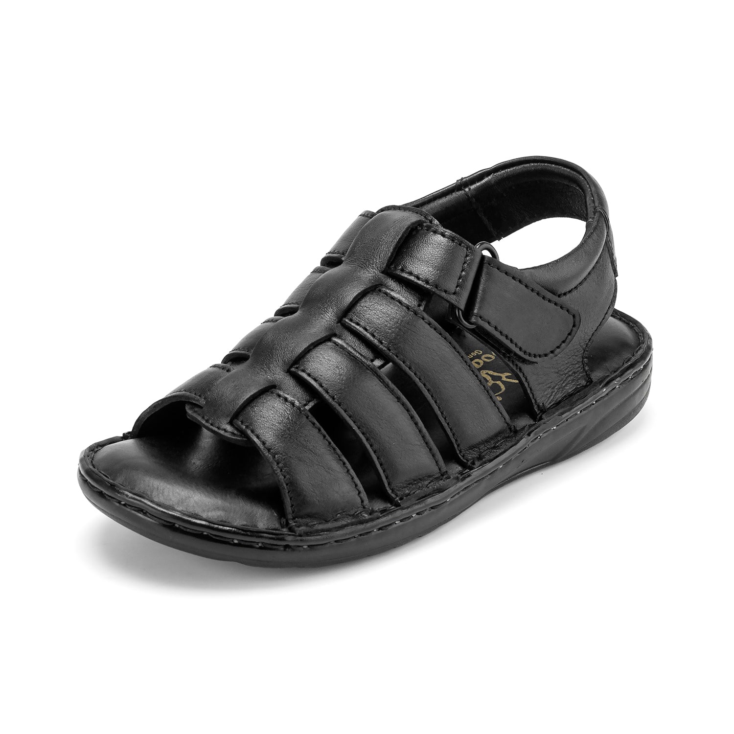 Goatter Mens Casual Closed Toe Leather Outdoor Sandals