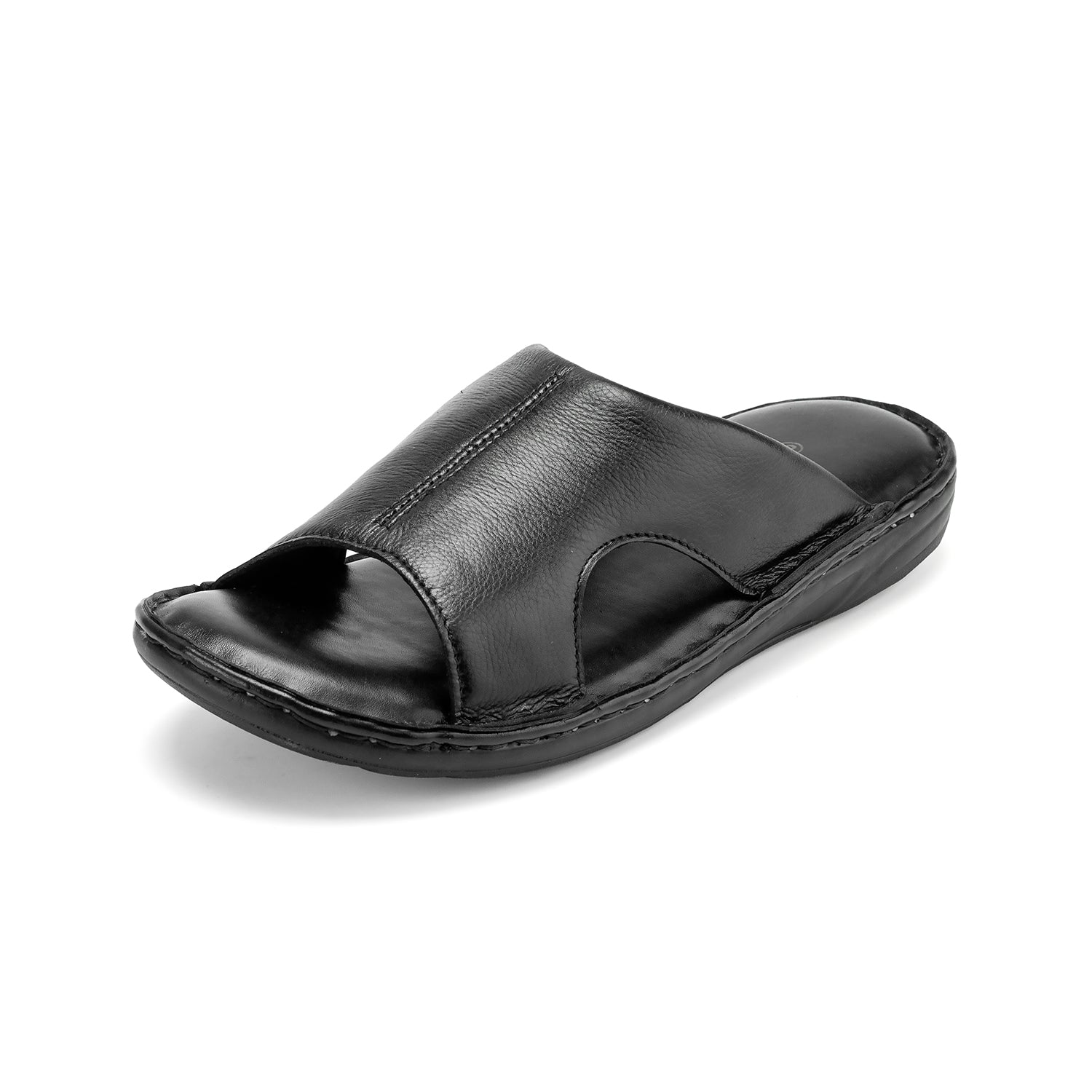 Goatter Genuine Leather Slide Slippers