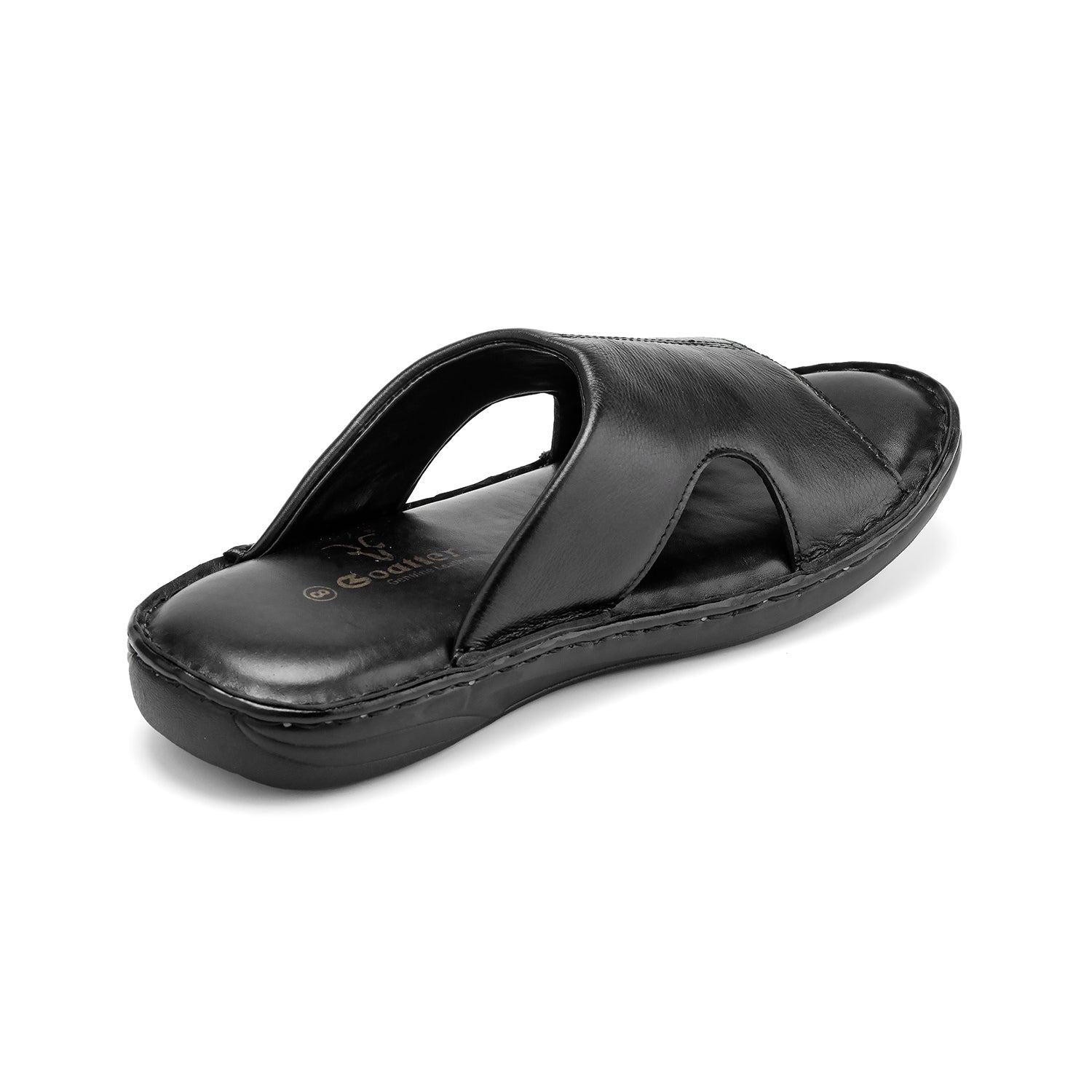 Goatter Genuine Leather Slide Slippers