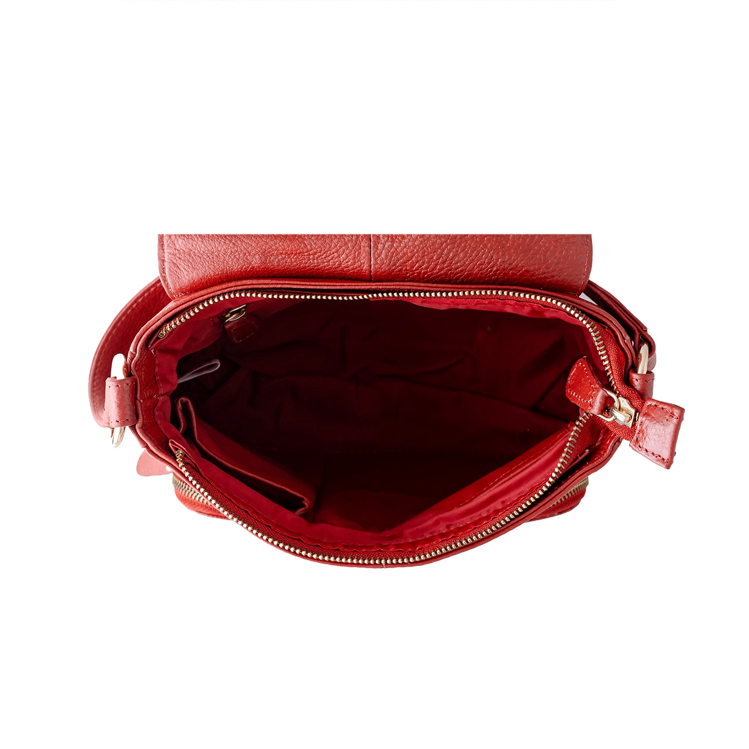 Goatter Women's Genuine Leather Sling Bag | Crossbody Purse with Chain Strap