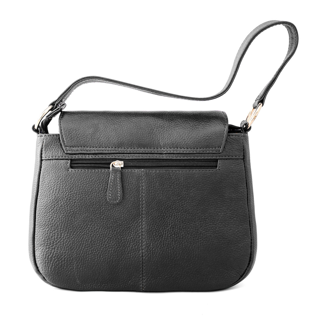Goatter Genuine Leather Shoulder Bag for Women | Stylish Sling Handbag with Multiple Zip Pockets & | Everyday Office & Travel Purse
