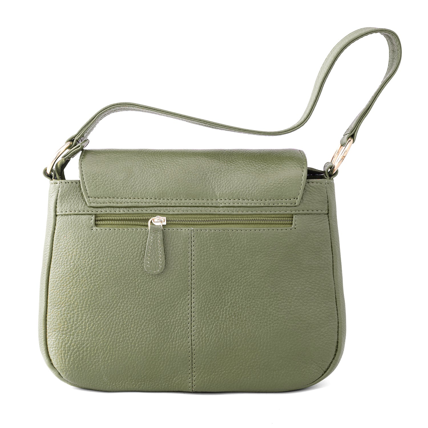 Goatter Genuine Leather Shoulder Bag for Women | Stylish Sling Handbag with Multiple Zip Pockets & | Everyday Office & Travel Purse