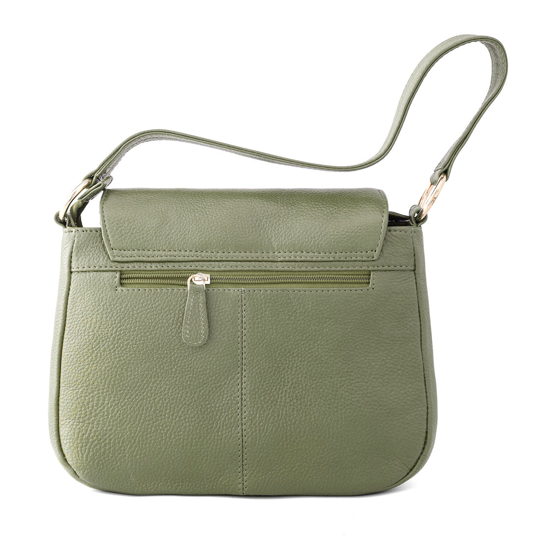 Goatter Genuine Leather Shoulder Bag for Women | Stylish Sling Handbag with Multiple Zip Pockets & | Everyday Office & Travel Purse