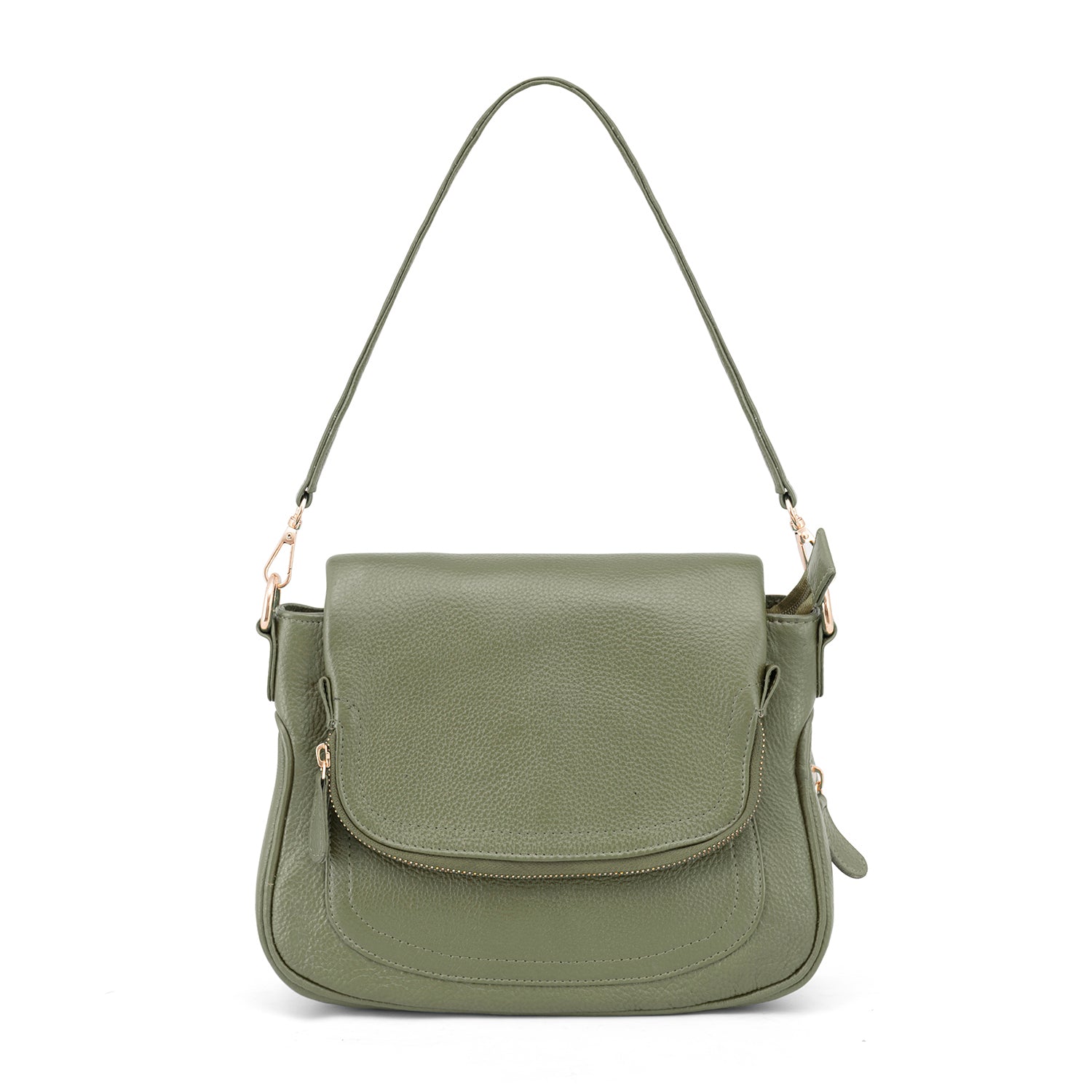 Goatter Women's Genuine Leather Sling Bag | Crossbody Purse with Chain Strap
