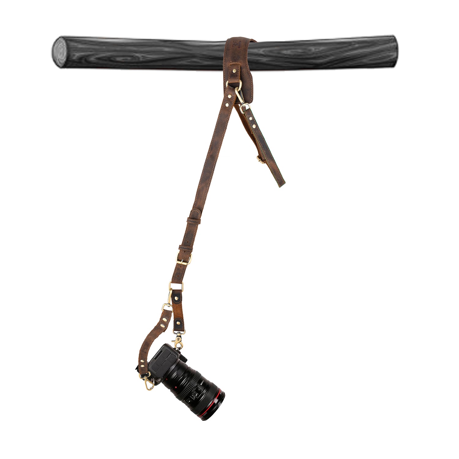 Goatter Hunter Leather Solo Camera Strap Perfect Single Camera Belt | Cross Body Design