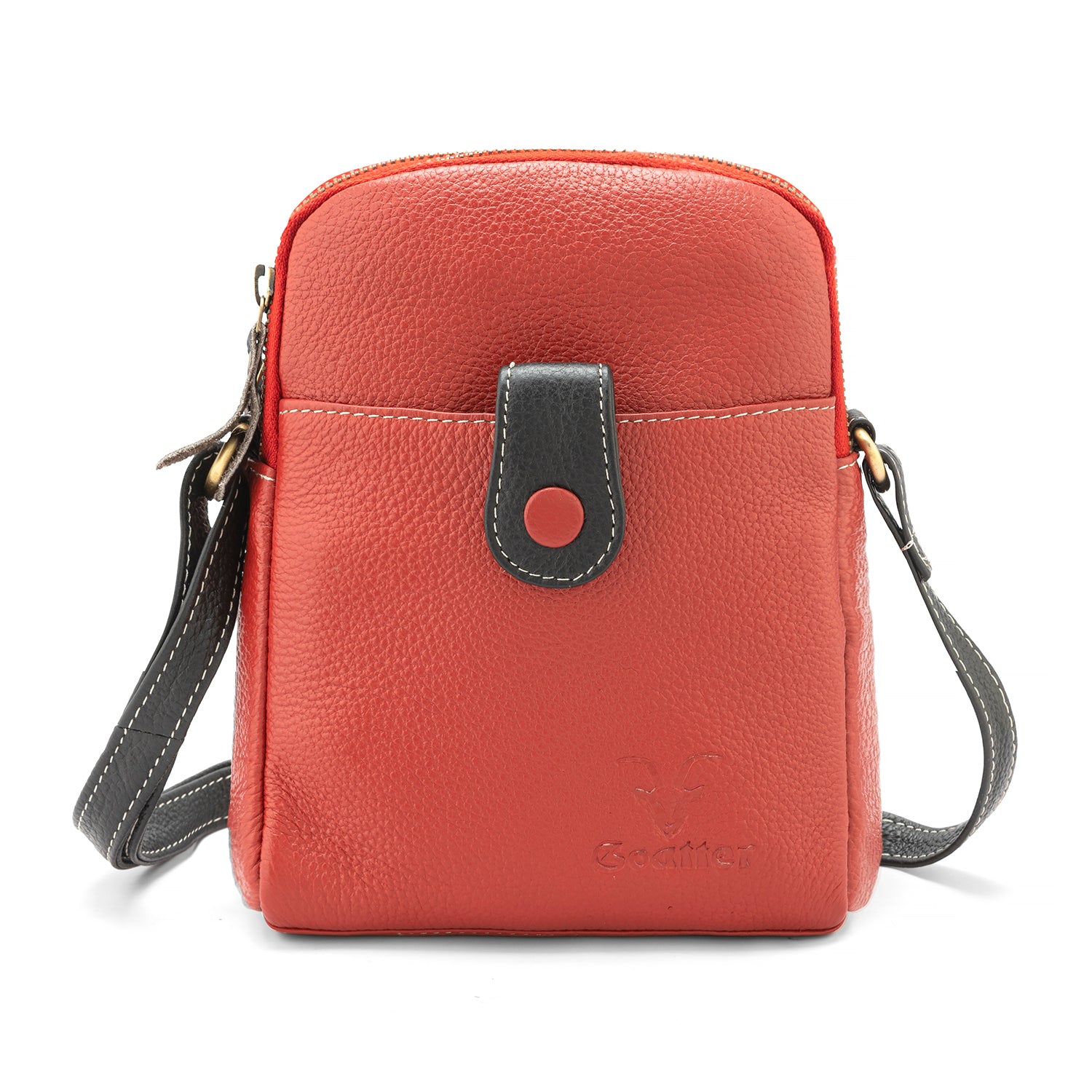 Goatter Genuine Leather Small Sling Cross-Body Bag For Girls And Women’s