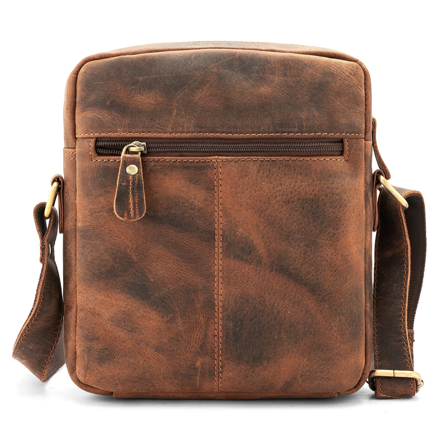 Goatter Genuine Leather Sling Messenger Bag For Men