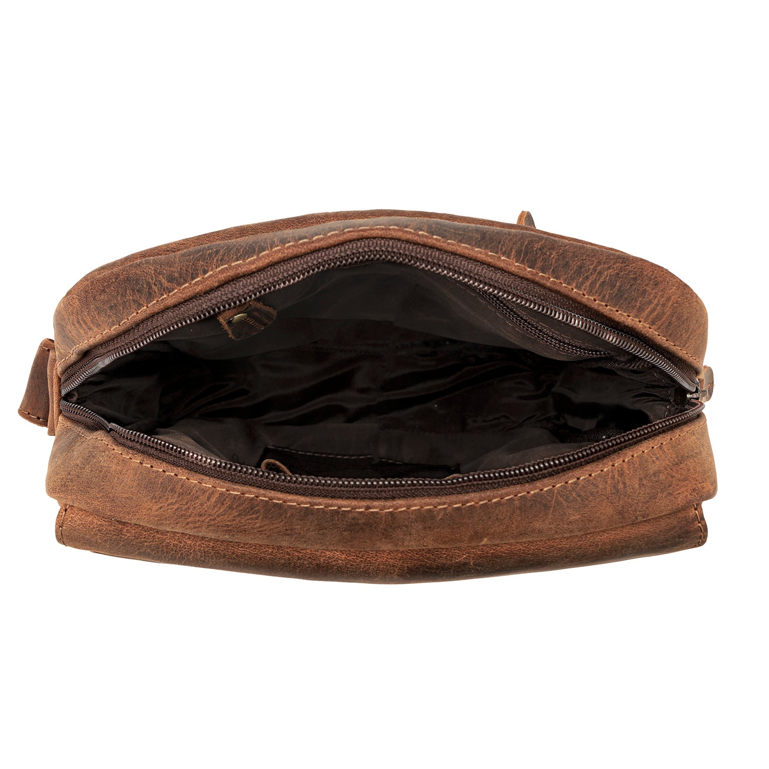 Goatter Genuine Leather Sling Messenger Bag For Men