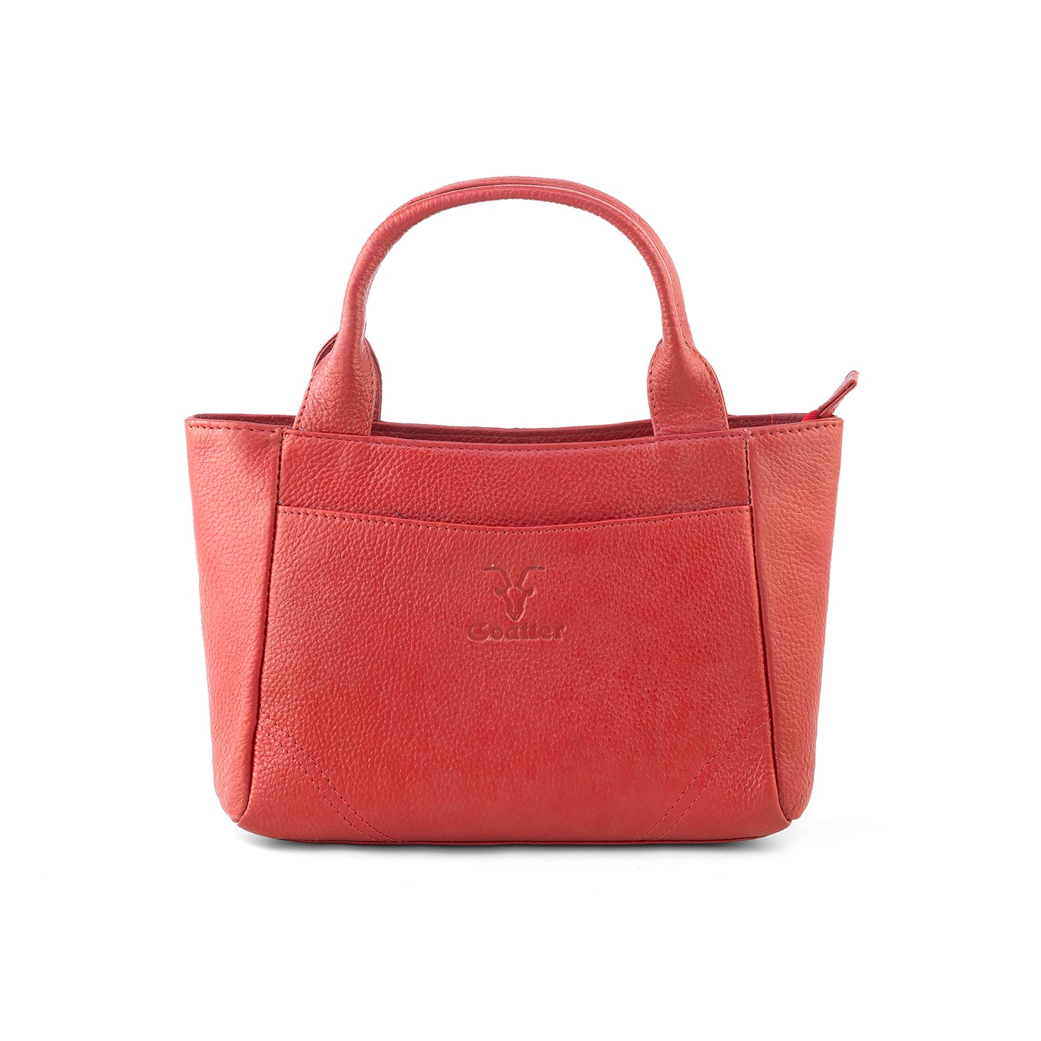 Goatter Women’s Genuine Leather Tote Handbag with Adjustable Sling Strap