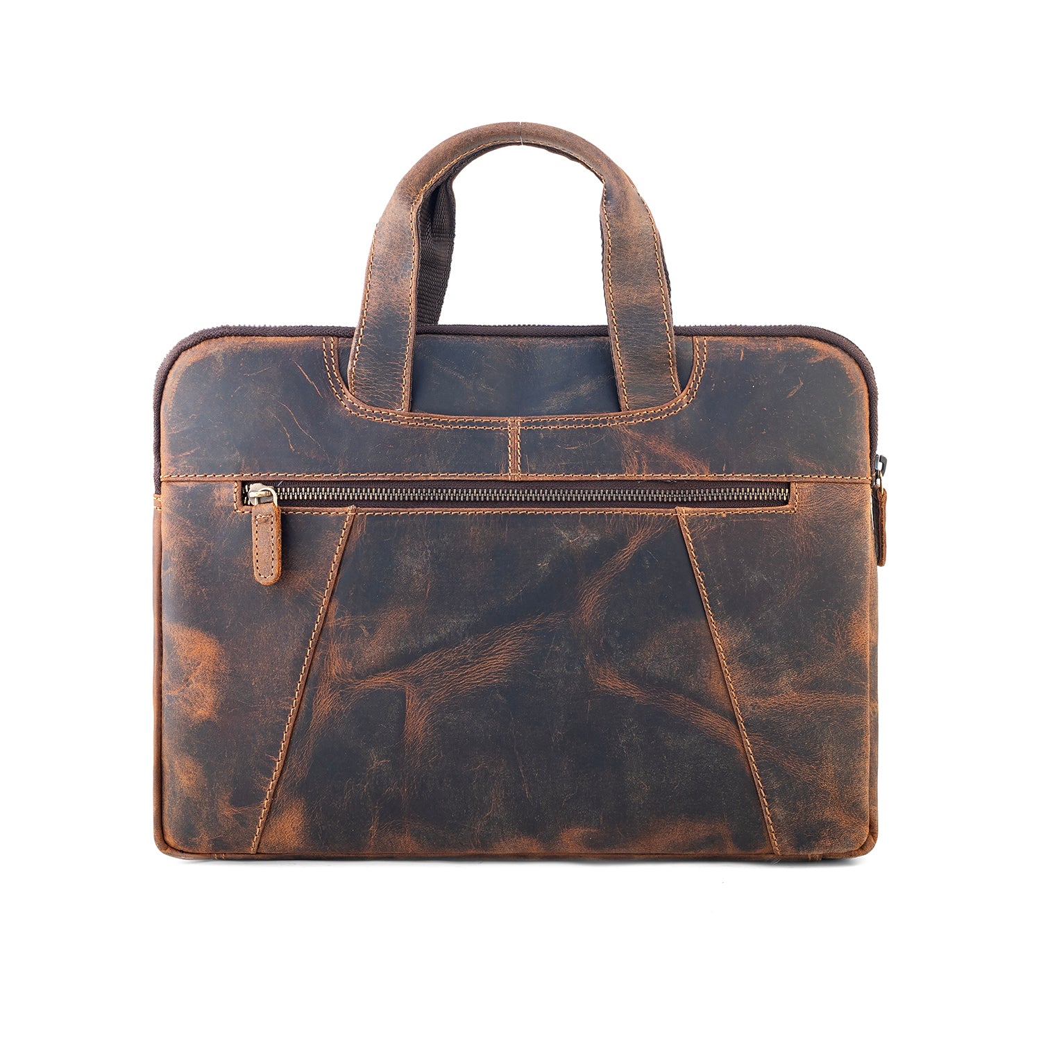 Goatter Hunter Leather 13" Inch Mackbook/Laptop Sleeve Bag /Office Bag For Men