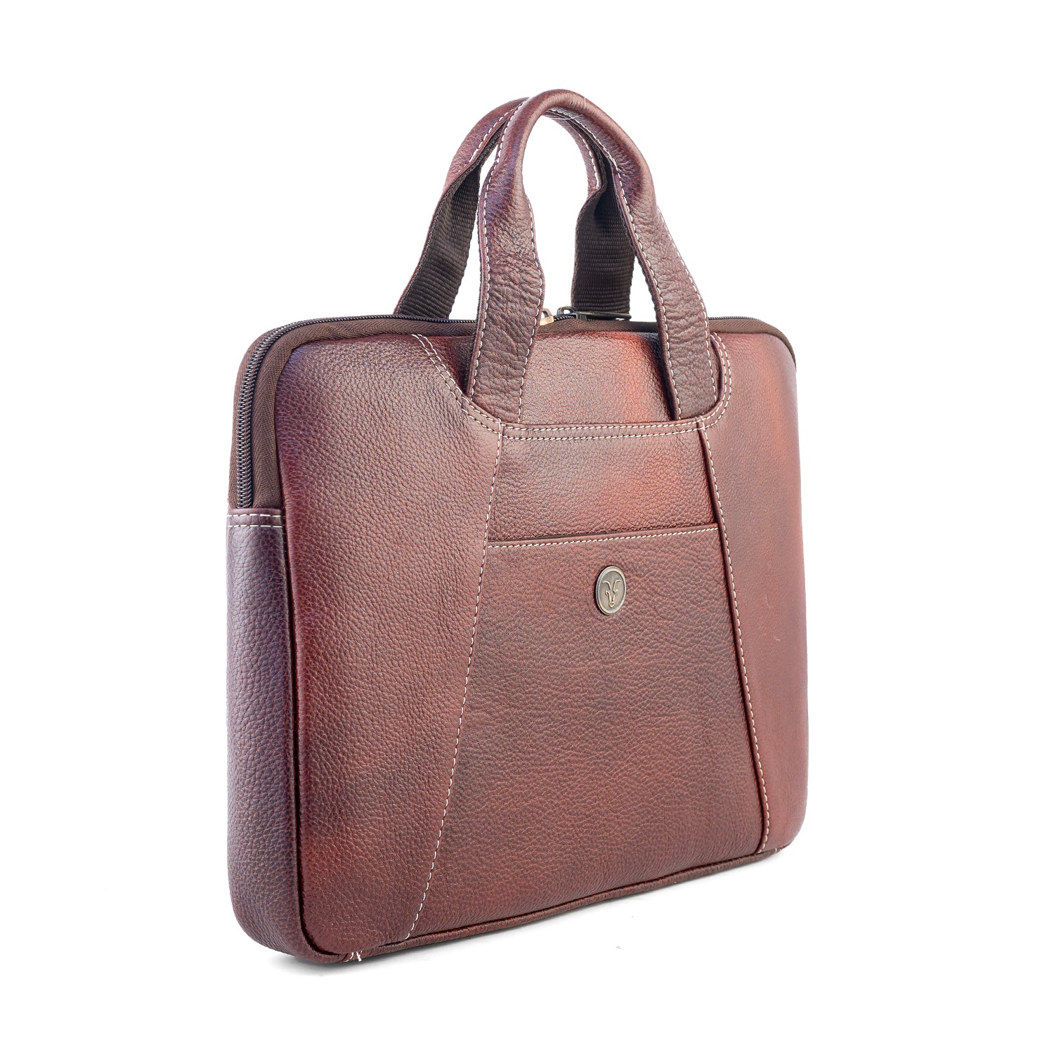 Goatter Genuine Leather 13" Inch Mackbook/Laptop Sleeve Bag /Office Bag For Men