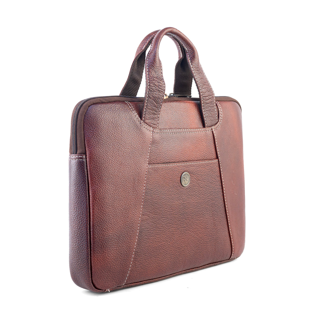 Goatter Genuine Leather 13" Inch Mackbook/Laptop Sleeve Bag /Office Bag For Men