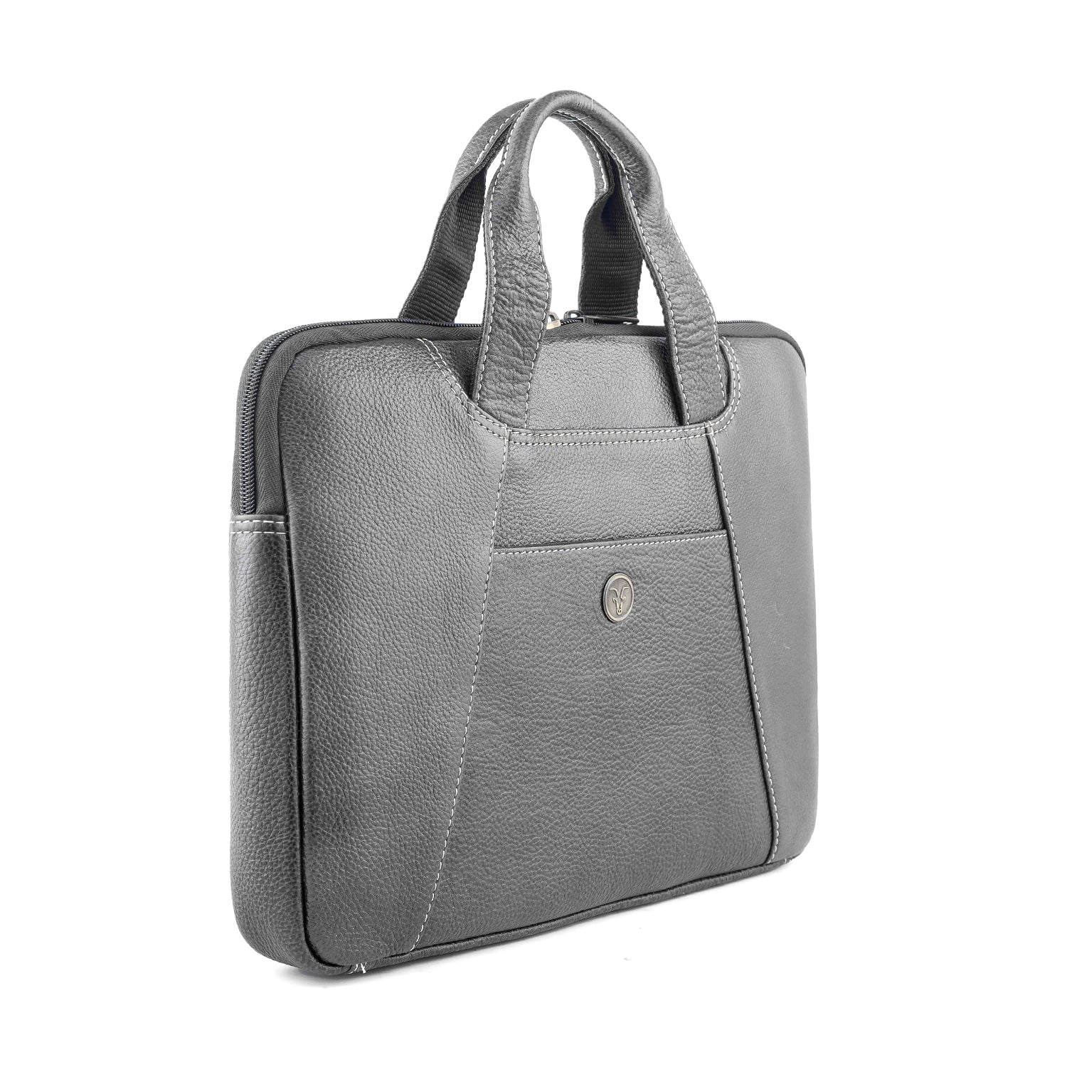 Goatter Genuine Leather 13" Inch Mackbook/Laptop Sleeve Bag /Office Bag For Men