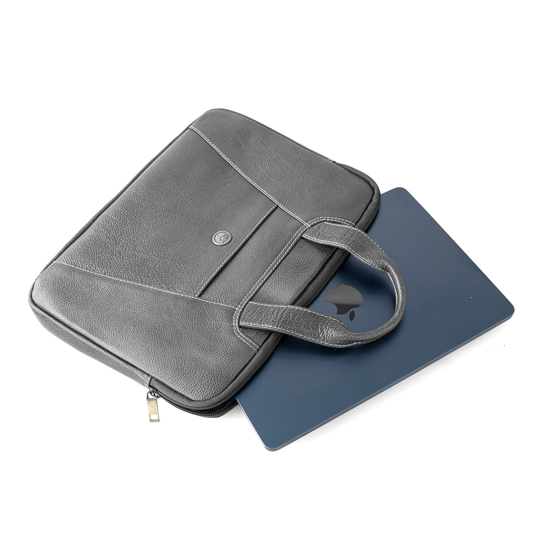Goatter Genuine Leather 13" Inch Mackbook/Laptop Sleeve Bag /Office Bag For Men