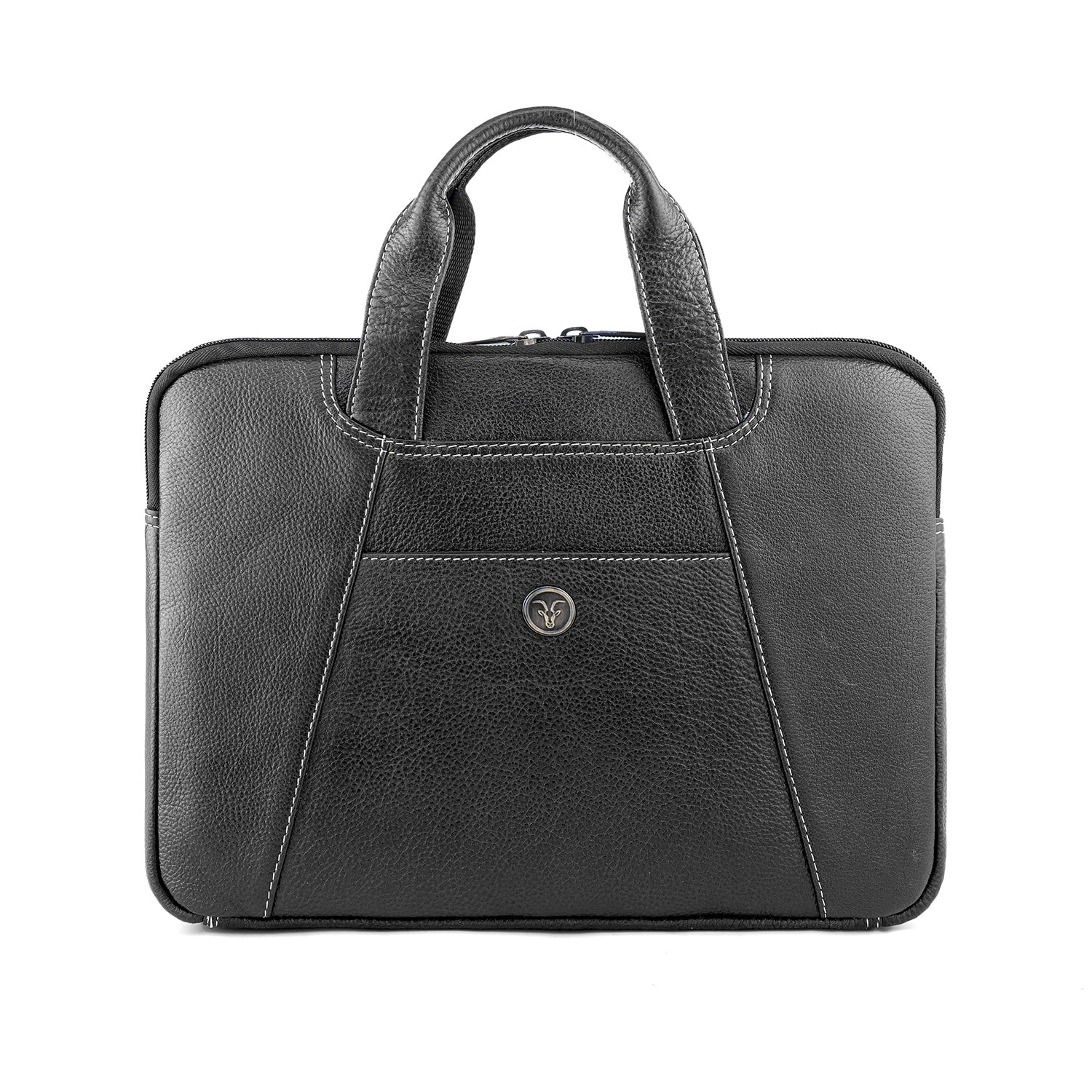 Goatter Genuine Leather 13" Inch Mackbook/Laptop Sleeve Bag /Office Bag For Men