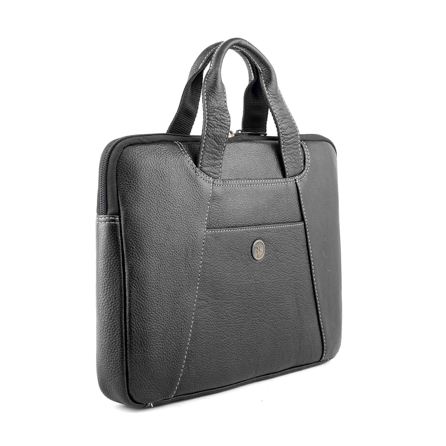 Goatter Genuine Leather 13" Inch Mackbook/Laptop Sleeve Bag /Office Bag For Men