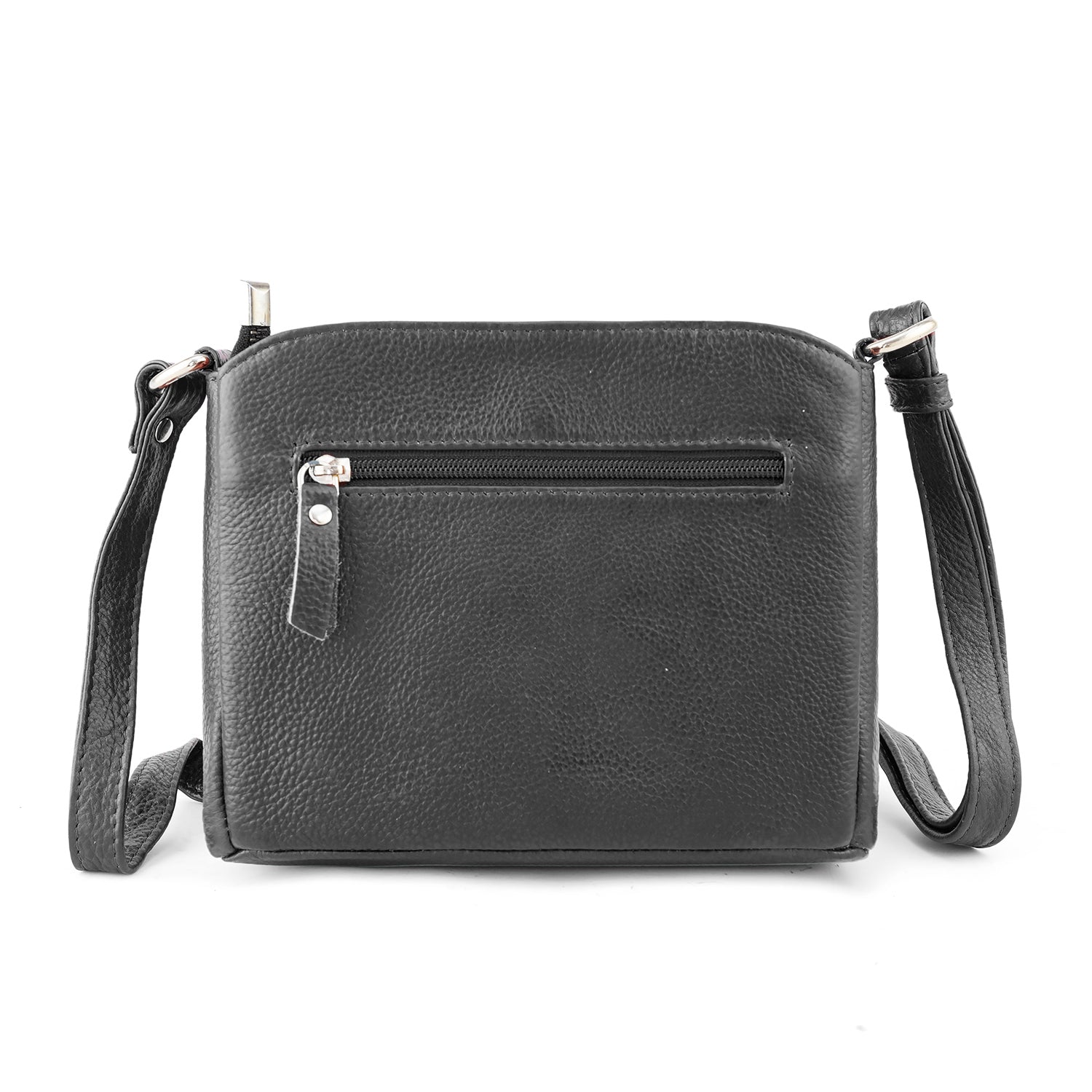 Goatter Genuine Leather Structured Sling Bag | Elegant Square Crossbody Bag for Daily Use