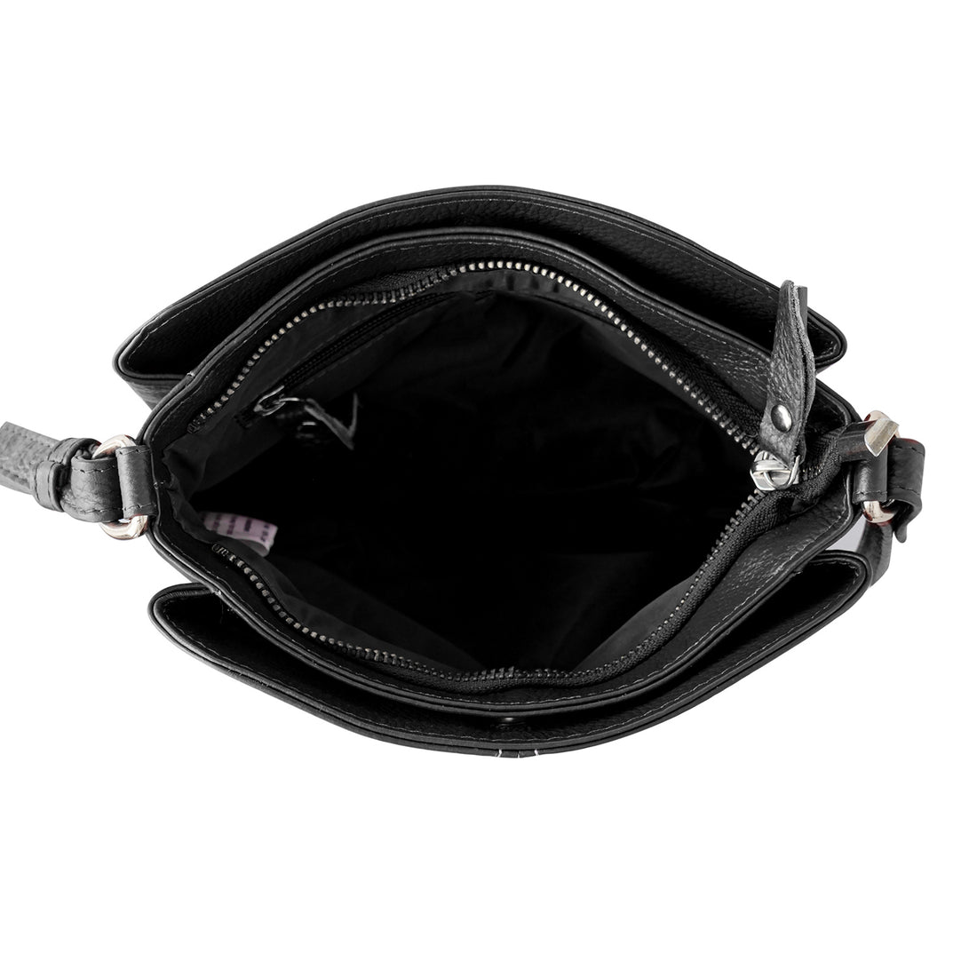 Goatter Genuine Leather Structured Sling Bag | Elegant Square Crossbody Bag for Daily Use