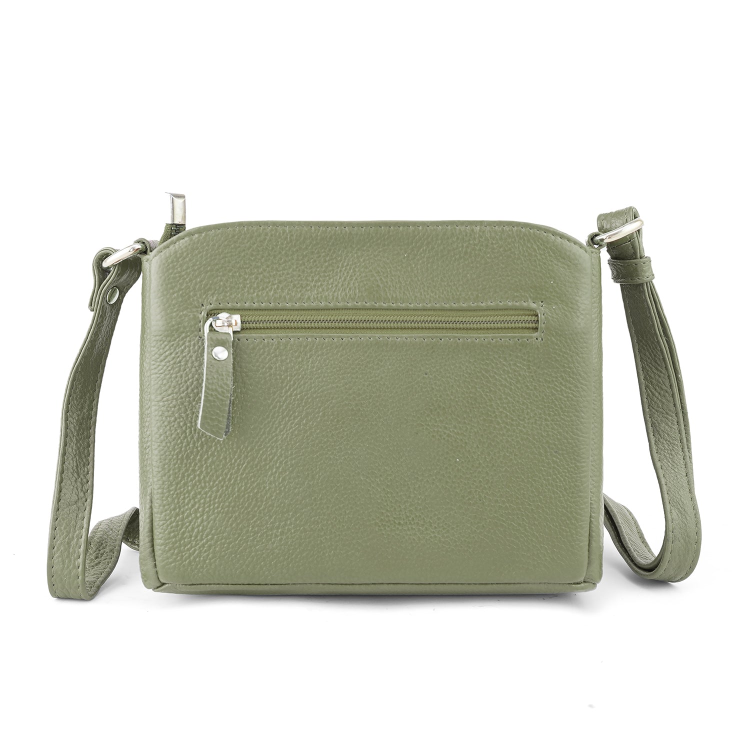 Goatter Genuine Leather Structured Sling Bag | Elegant Square Crossbody Bag for Daily Use
