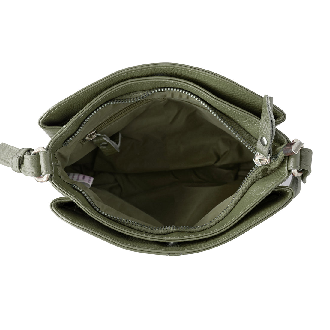 Goatter Genuine Leather Structured Sling Bag | Elegant Square Crossbody Bag for Daily Use