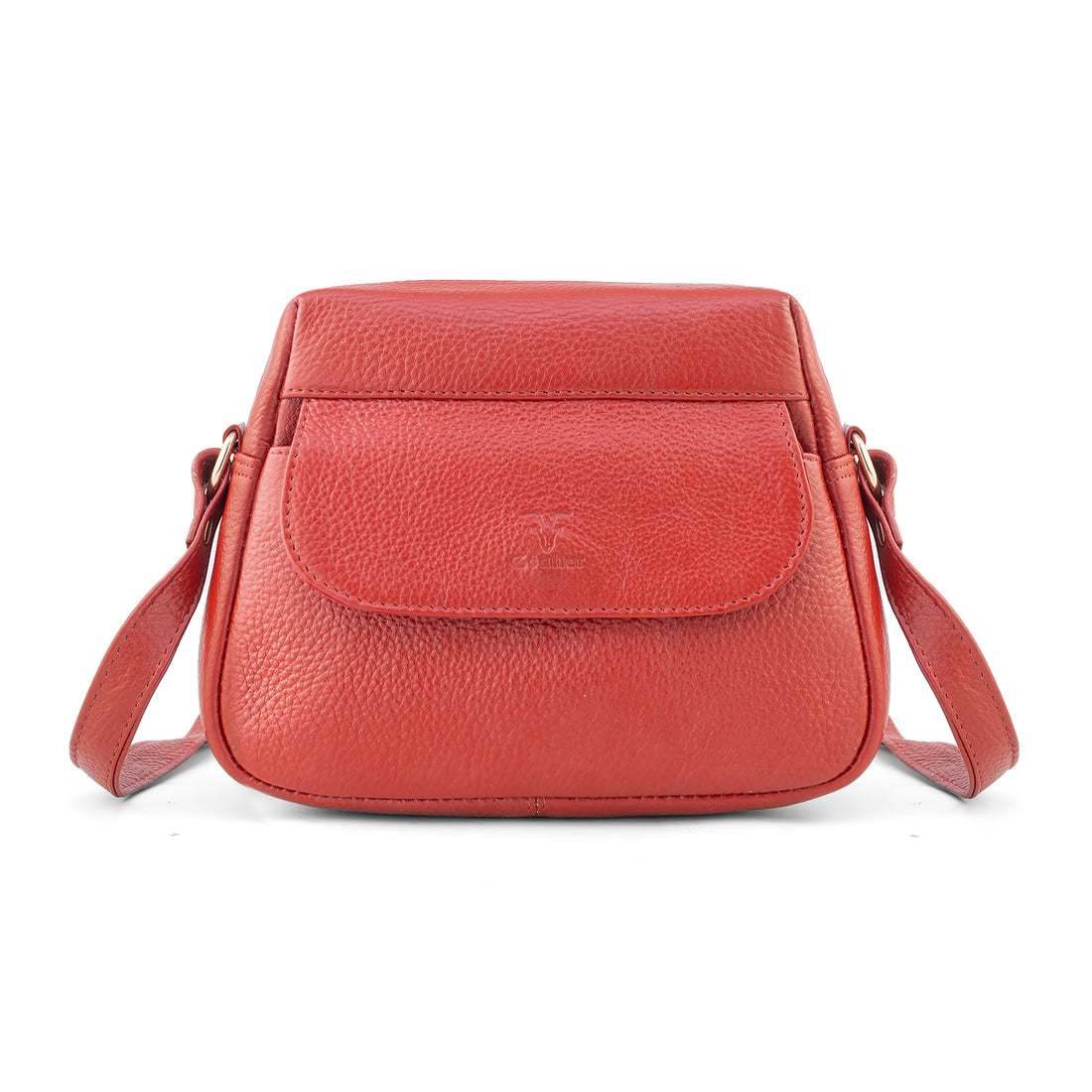 Goatter Genuine Leather Structured Crescent Sling Bag for Women | Premium Half-Moon Crossbody Bag | Compact Everyday Shoulder Purse