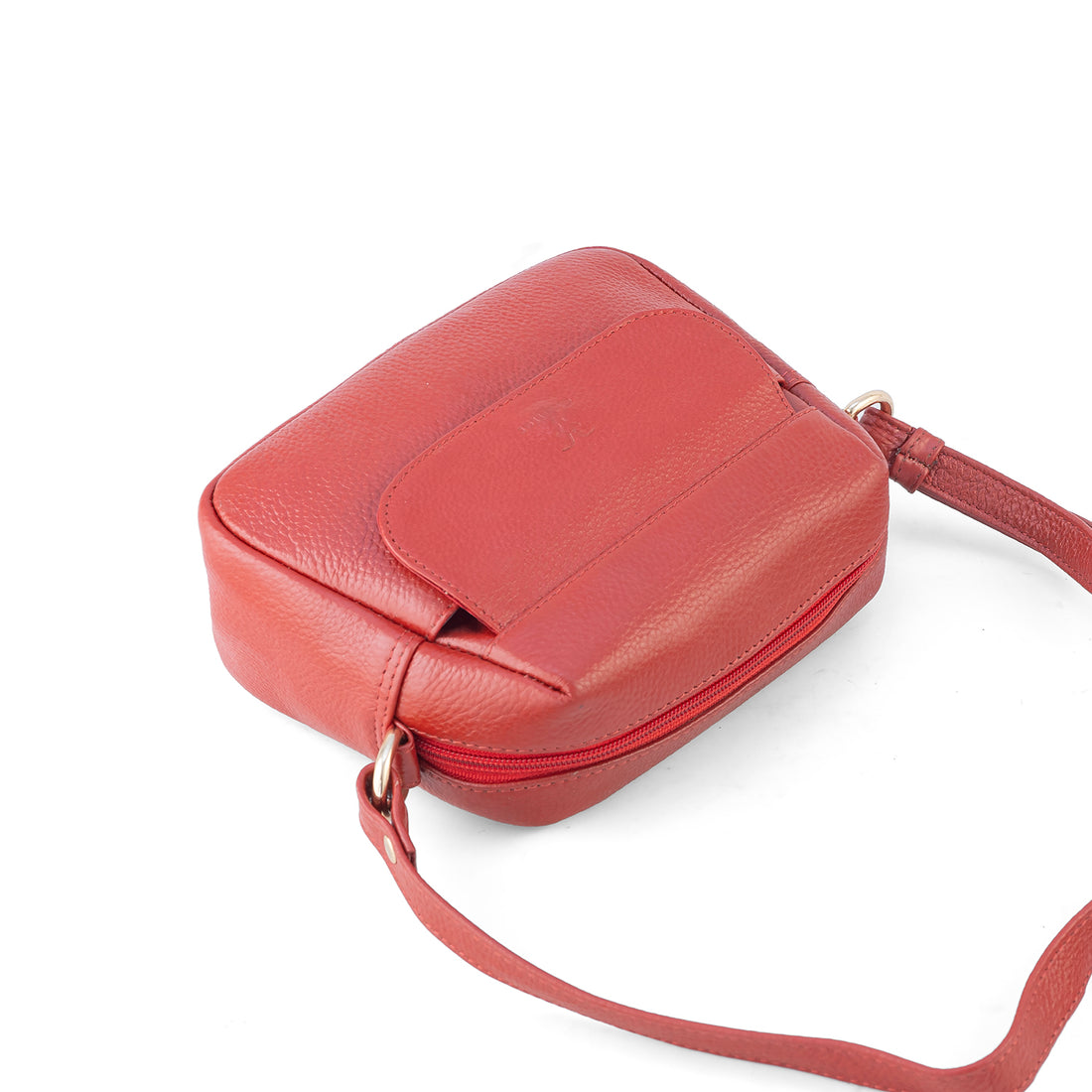 Goatter Genuine Leather Structured Crescent Sling Bag for Women | Premium Half-Moon Crossbody Bag | Compact Everyday Shoulder Purse