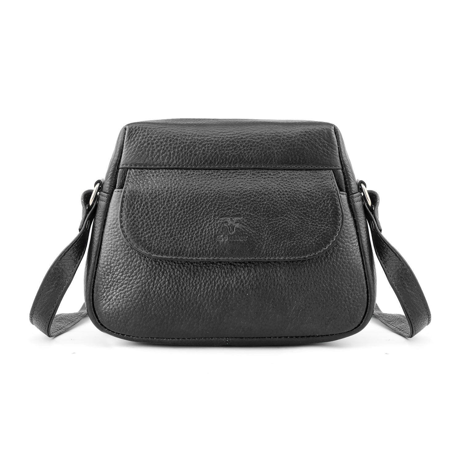 Goatter Genuine Leather Structured Crescent Sling Bag for Women | Premium Half-Moon Crossbody Bag | Compact Everyday Shoulder Purse