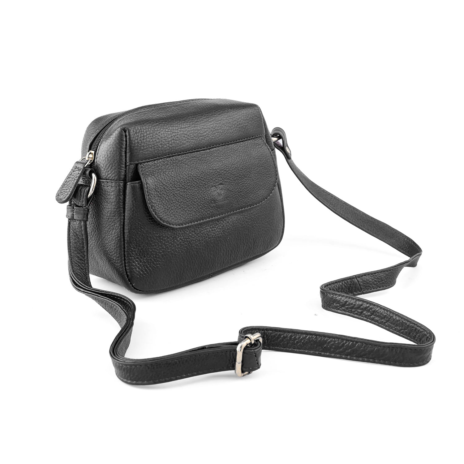 Goatter Genuine Leather Structured Crescent Sling Bag for Women | Premium Half-Moon Crossbody Bag | Compact Everyday Shoulder Purse