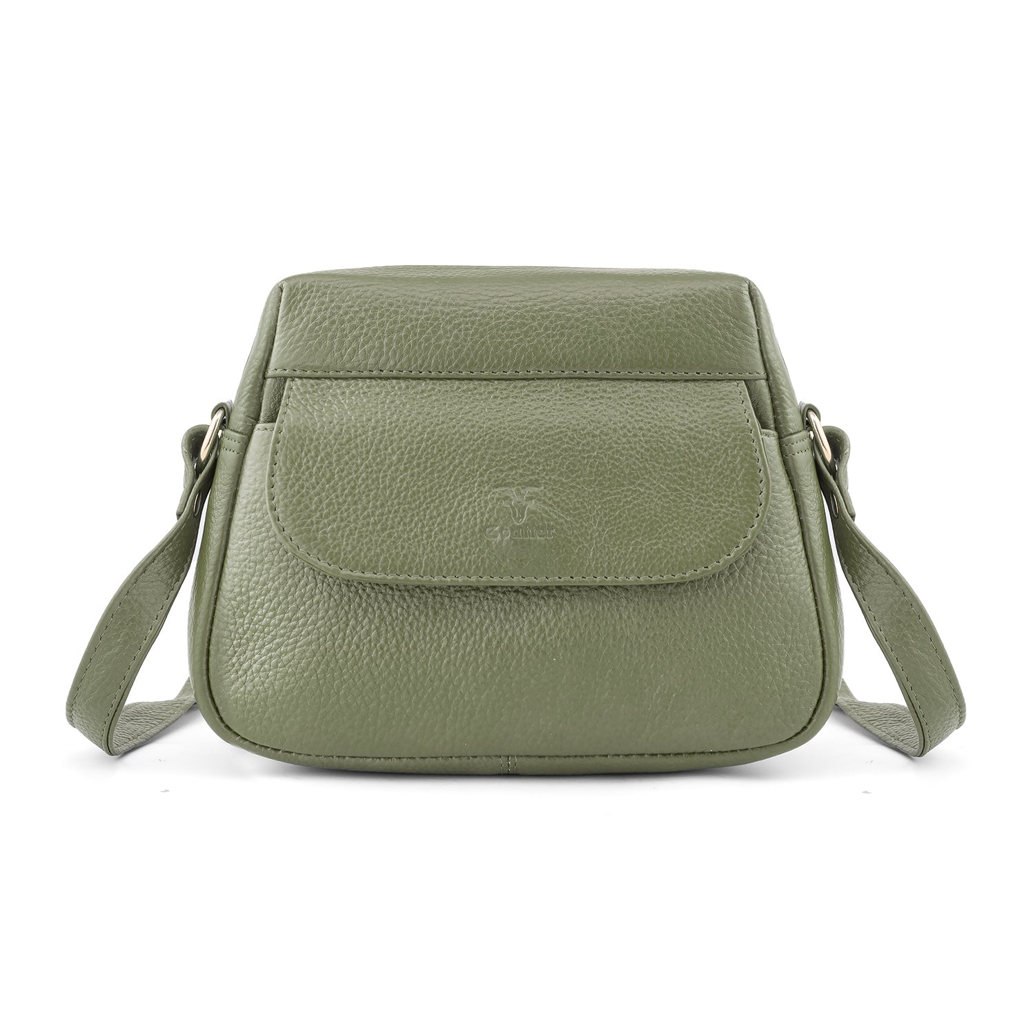 Goatter Genuine Leather Structured Crescent Sling Bag for Women | Premium Half-Moon Crossbody Bag | Compact Everyday Shoulder Purse