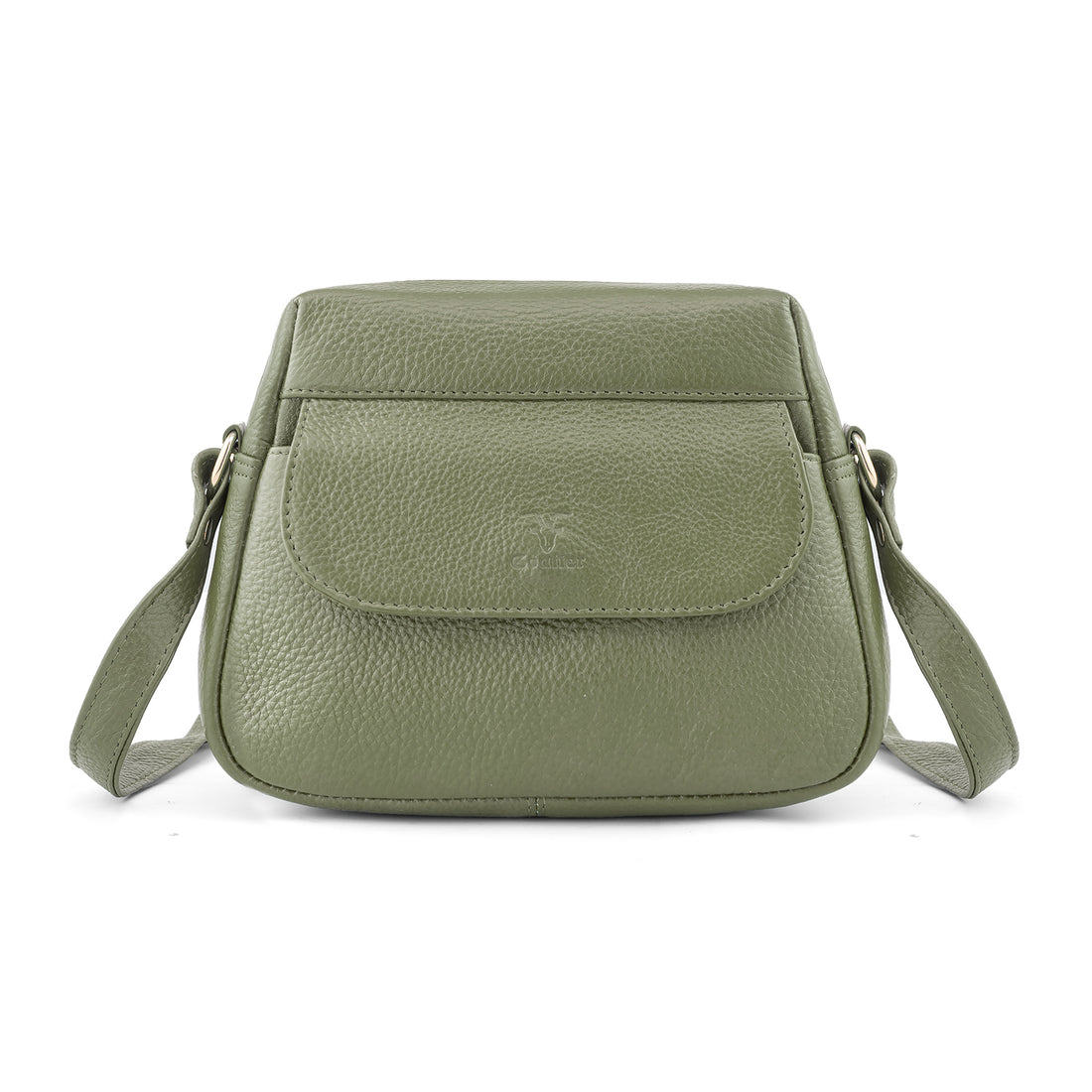 Goatter Genuine Leather Structured Crescent Sling Bag for Women | Premium Half-Moon Crossbody Bag | Compact Everyday Shoulder Purse