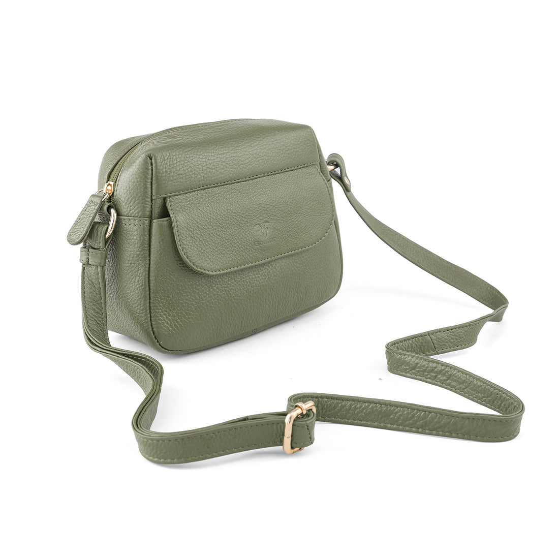 Goatter Genuine Leather Structured Crescent Sling Bag for Women | Premium Half-Moon Crossbody Bag | Compact Everyday Shoulder Purse
