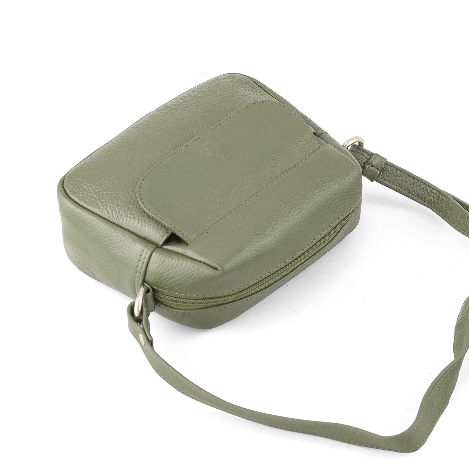 Goatter Genuine Leather Structured Crescent Sling Bag for Women | Premium Half-Moon Crossbody Bag | Compact Everyday Shoulder Purse