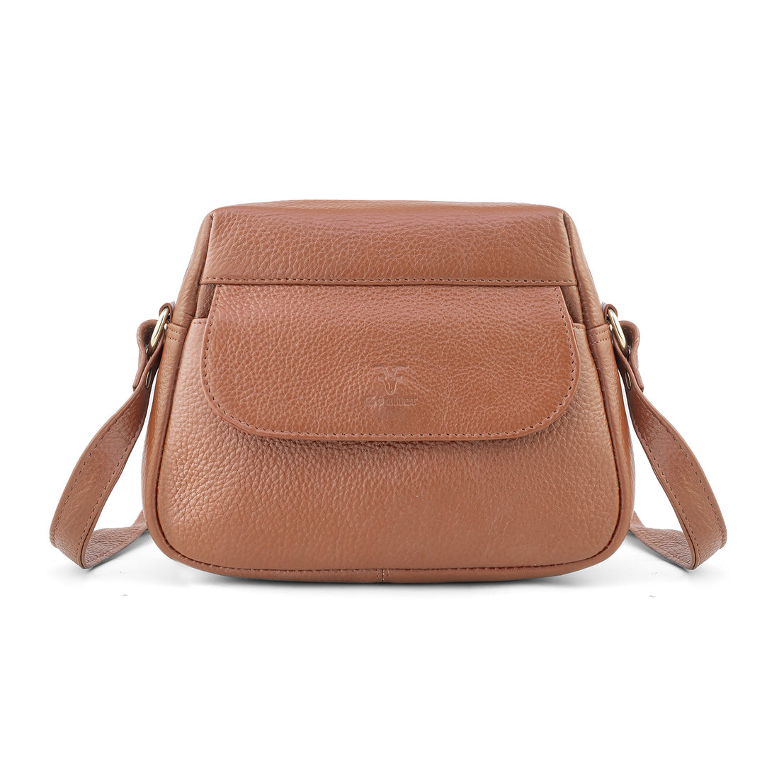 Goatter Genuine Leather Structured Crescent Sling Bag for Women | Premium Half-Moon Crossbody Bag | Compact Everyday Shoulder Purse
