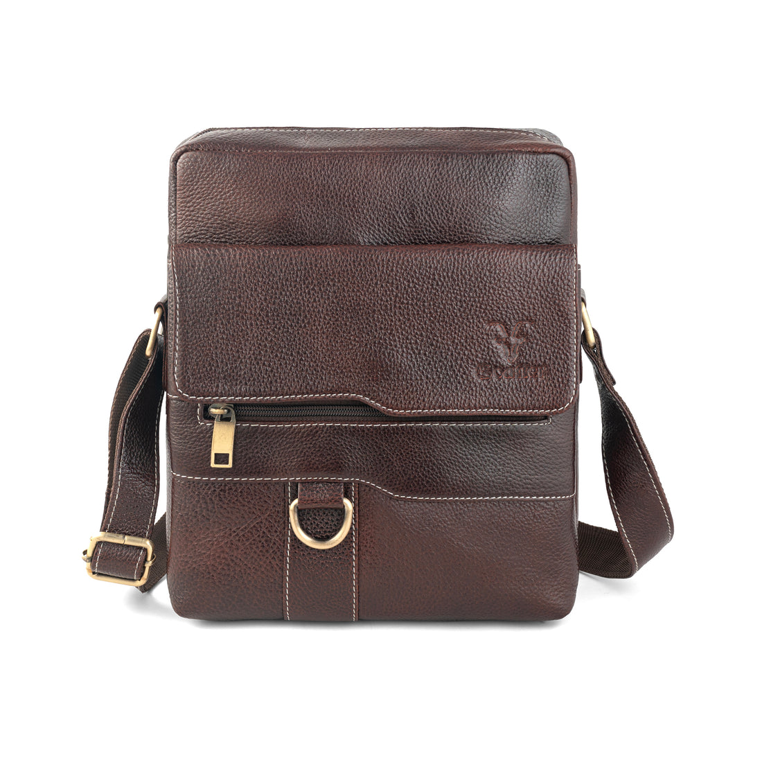 Goatter Genuine Leather Messenger Sling Bag For Men