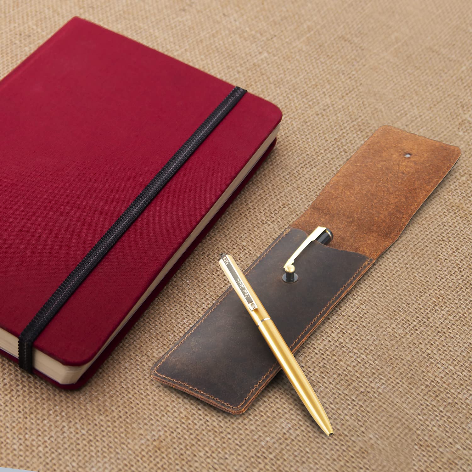 Goatter Hunter Leather Pen Case